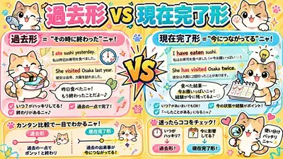 過去形と現在完了形の違い