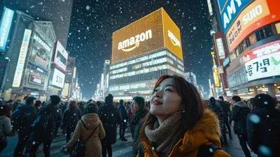 渋谷のAmazonによる広告ジャック