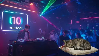 ダンスクラブのDJブース