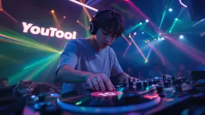 ダンスクラブのDJブース