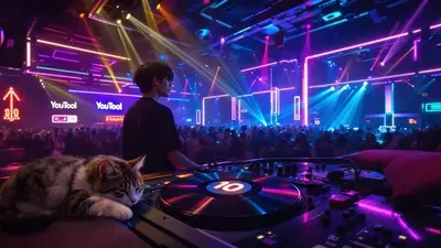 ダンスクラブのDJブース