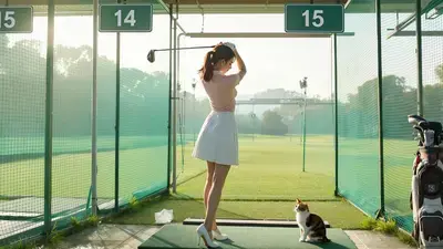 ゴルフの練習場