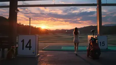 ゴルフの練習場