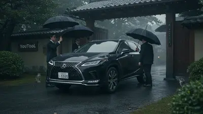 雨の日、極道の朝