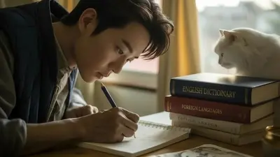 朝早くから勉強