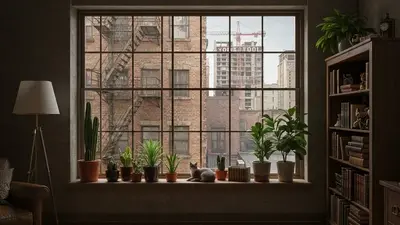 窓際の植物