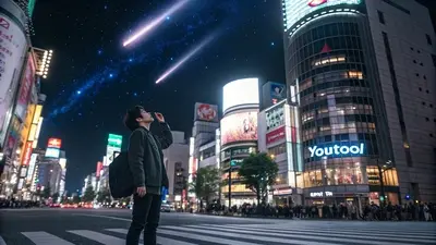 東京、渋谷、人間交差点