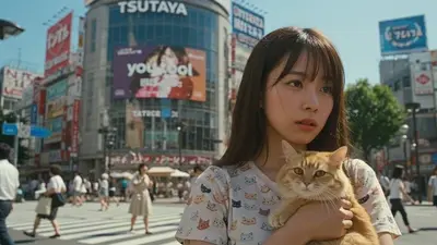 東京、渋谷、人間交差点